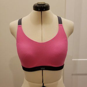 Victorias Secret VSX Sports Bra Pink/Black Size 36 B